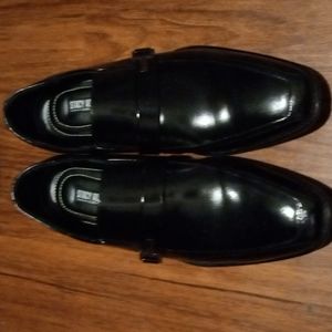Stacy Adams Abram Black Moc Toe Dress Shoes